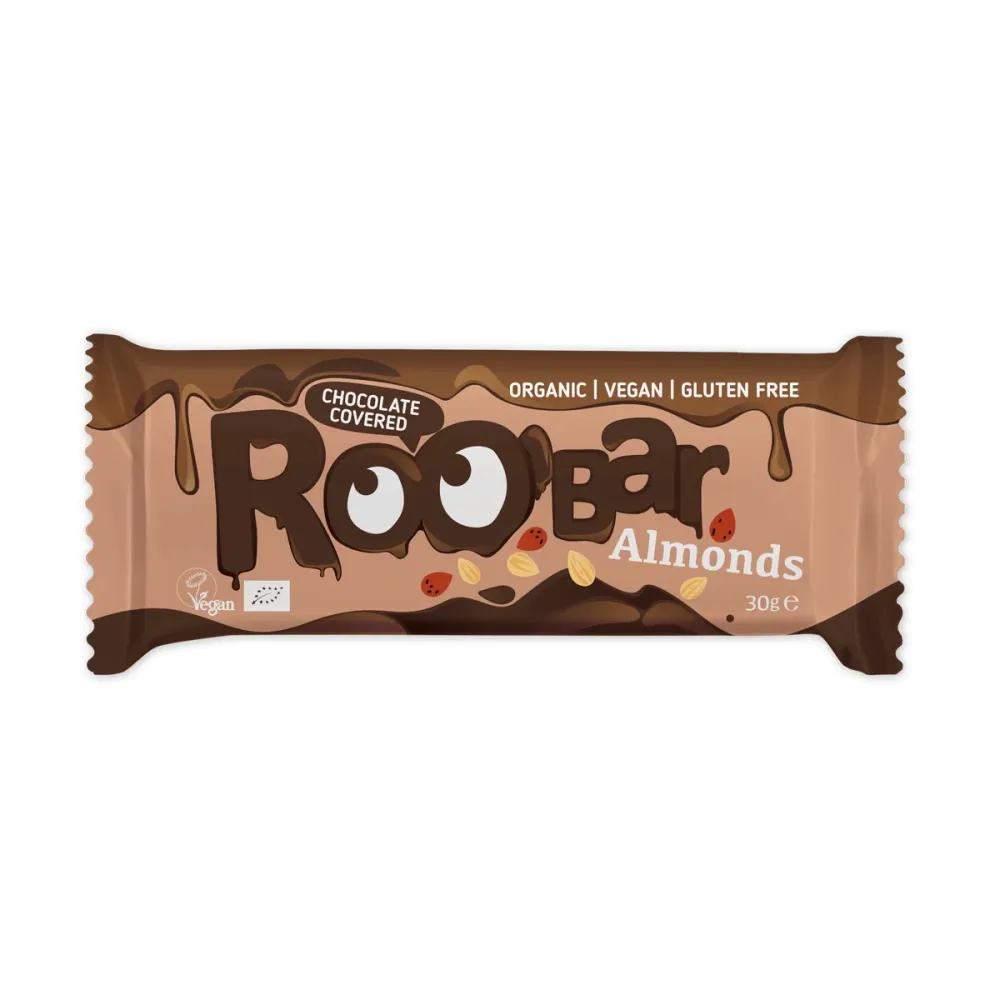 Mandelbar, chokladöverdragen, 30 g