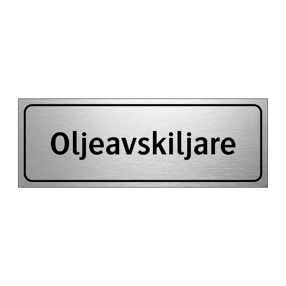 Oljeavskiljare 225x80mm