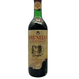 Brunello 1975 dålig etikett