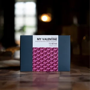 Alla hjärtans dag chokladask med krämiga tryfflar - Vegansk