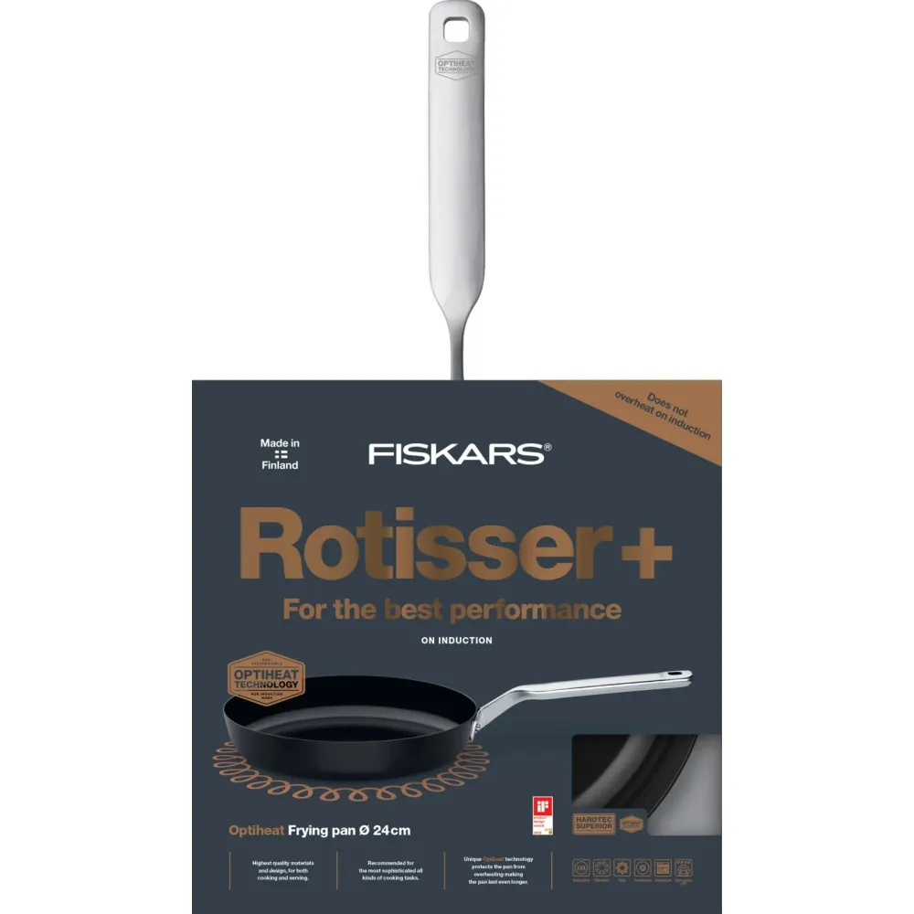 Fiskars Rotisser stekpanna Optiheat 24 cm /1,65 L