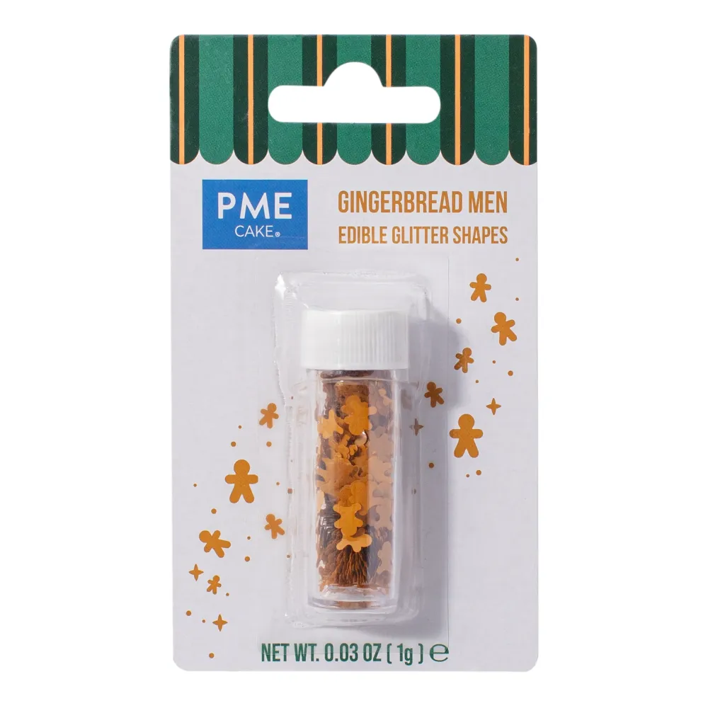 Ätbart paljetter - Pepparkaksgubbe