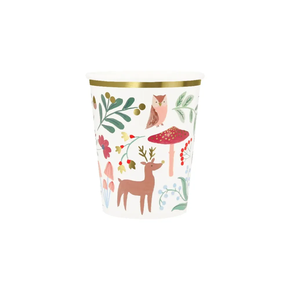 Meri Meri pappersmuggar, Winter woodland – 8 st.