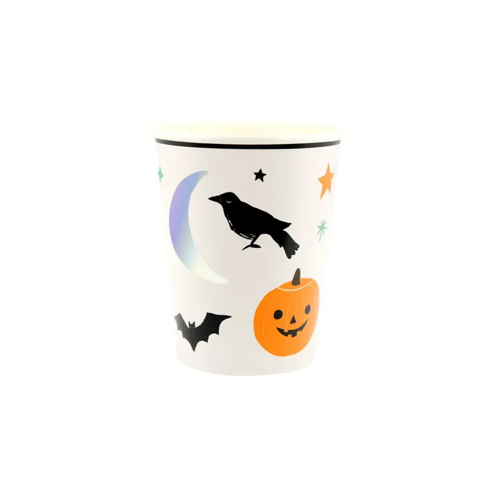 Meri Meri pappmuggar, Halloween, Halloween ikoner - 8 st.