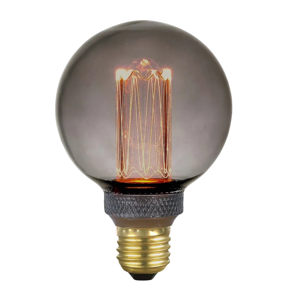 Halo Design Color Mini Globe LED Dim Smoke