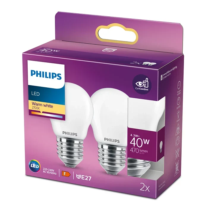 Ledde klassen. 40 kronor e27 2-pack