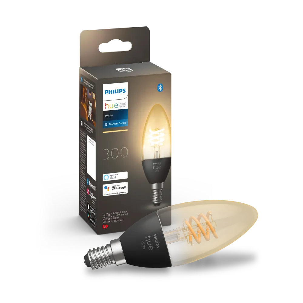 Philips HueW 4,5W filljus E14 1p