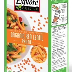 Pennepasta av röda linser (linspasta), 250 g
