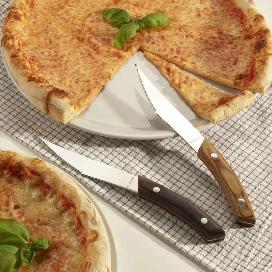 Legnoart NAPOLI Pizza og steakknive sæt 4stk - Lyst håndtag