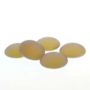 Cabochon Backlit - Non-glossy Pink / Citrine 25mm 1 styck
