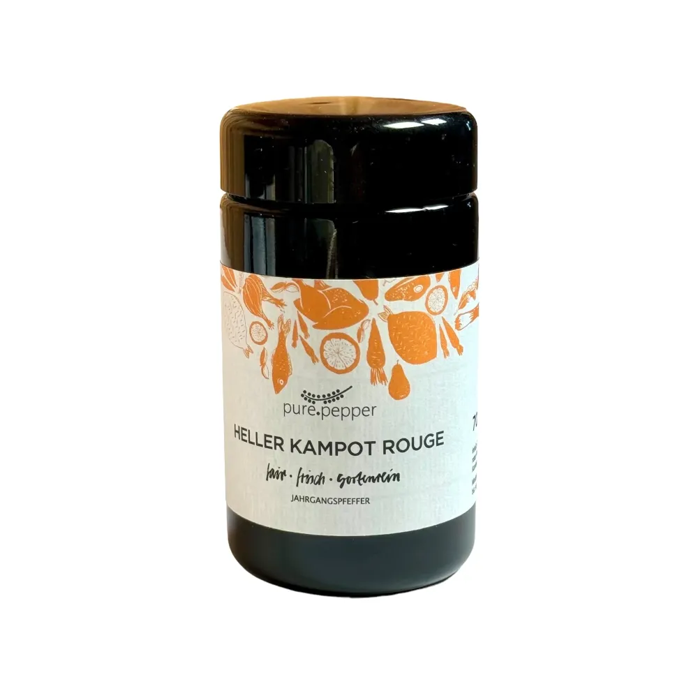 'Kampot Light Blush' röd paprika PurePepper