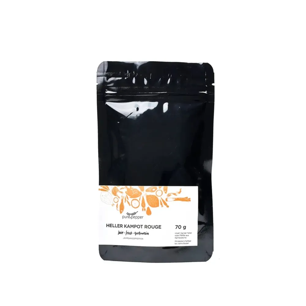 'Kampot Light Blush' röd paprika PurePepper