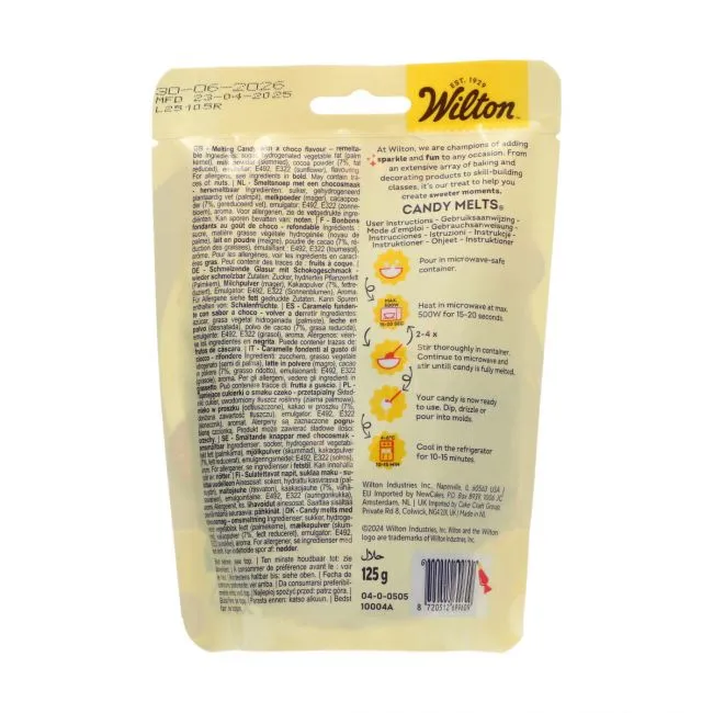 Candy Melts® Wilton 125g – Ljus Kakaosmak