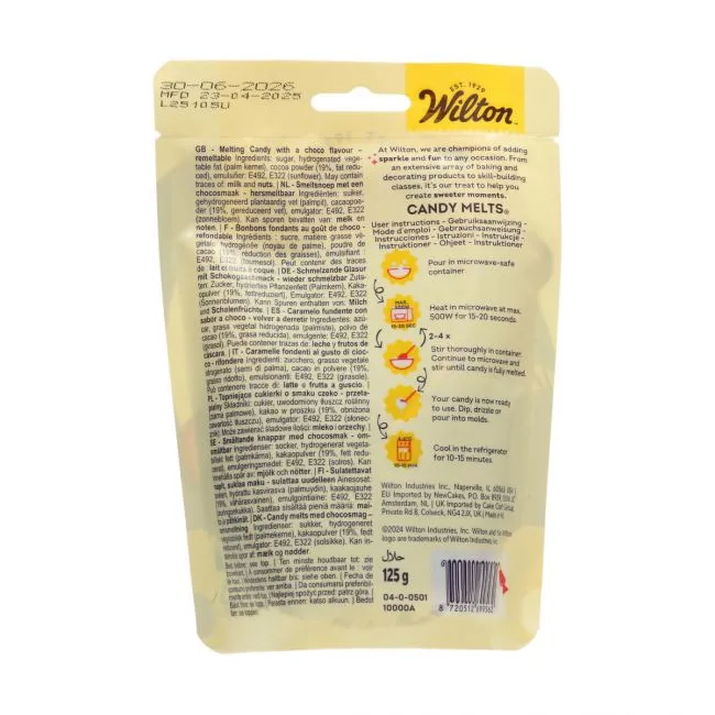 Candy Melts® Wilton 125g – Mörk Kakaosmak