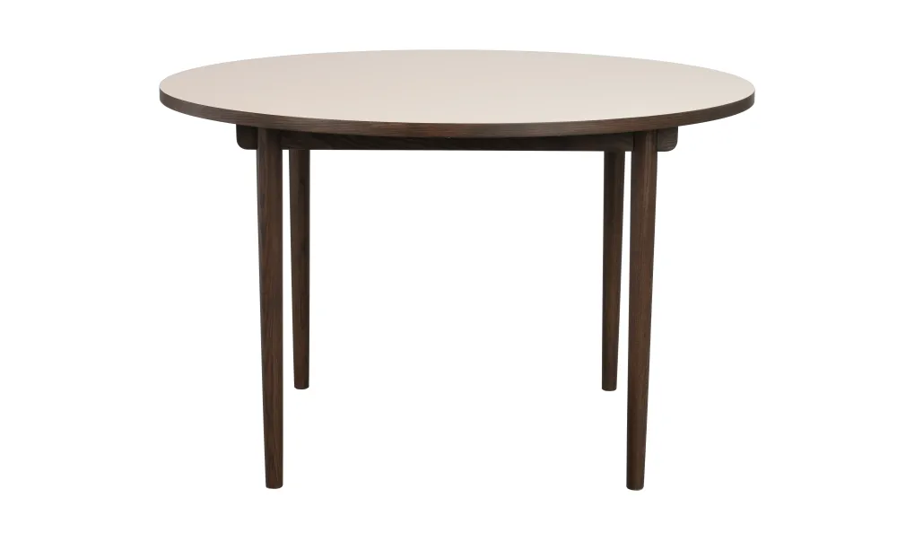 Fairmount Matbord – Beige/Brun Ø120 cm