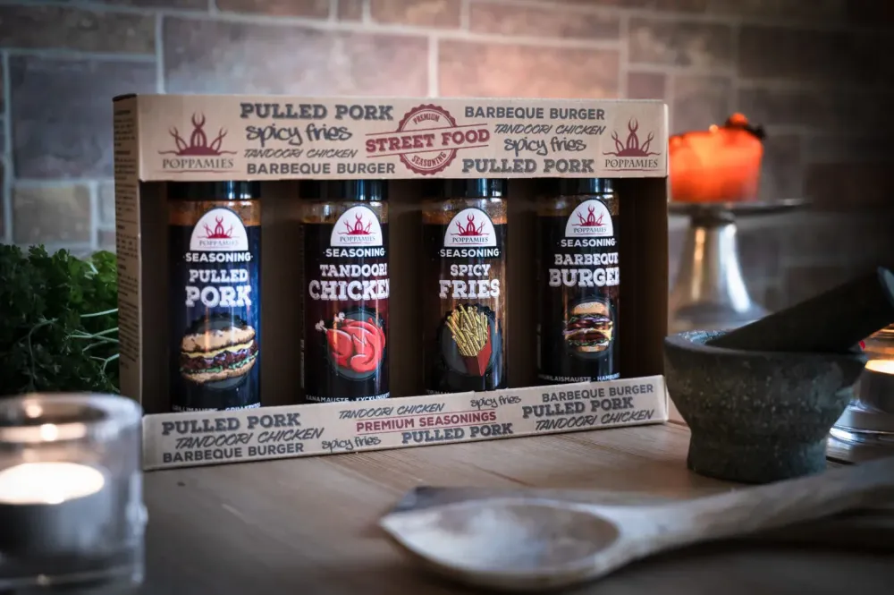Poppamies Street Food Kryddor 4-pack