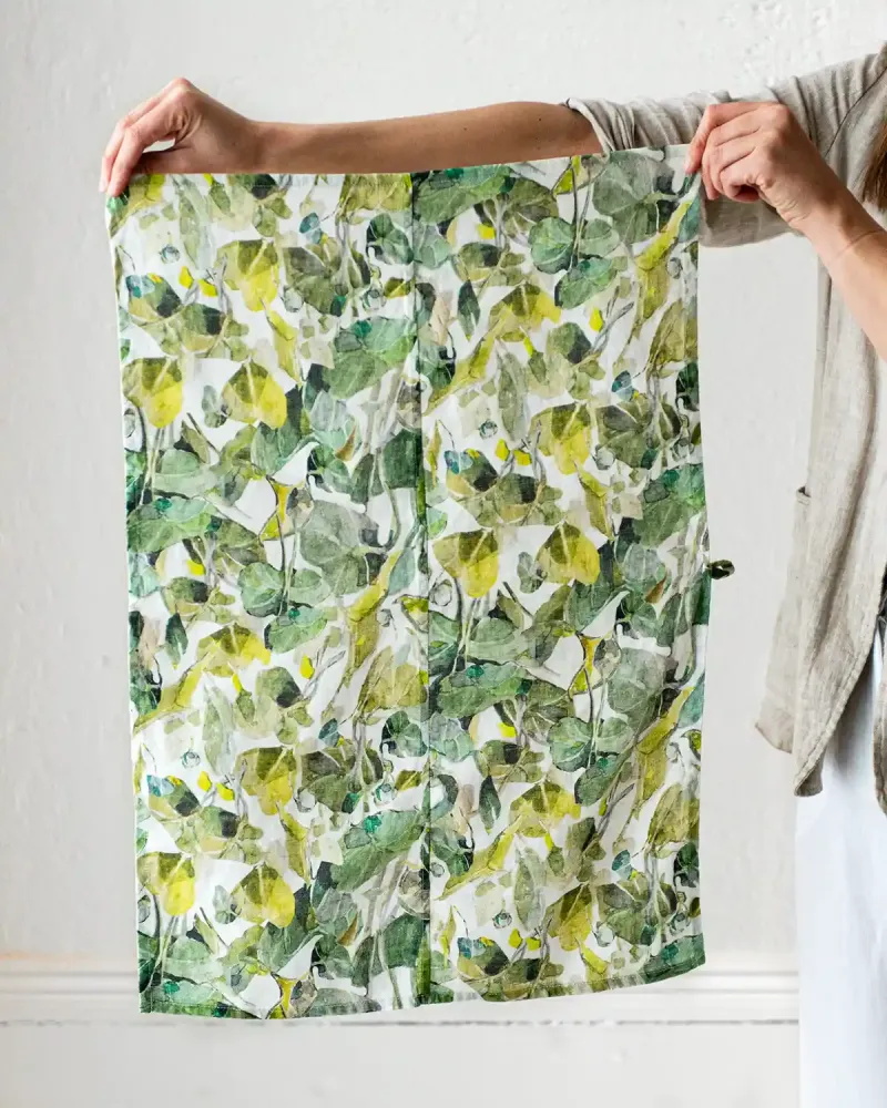 Kökshandduk i naturlinne, Lotus | Linen Tales