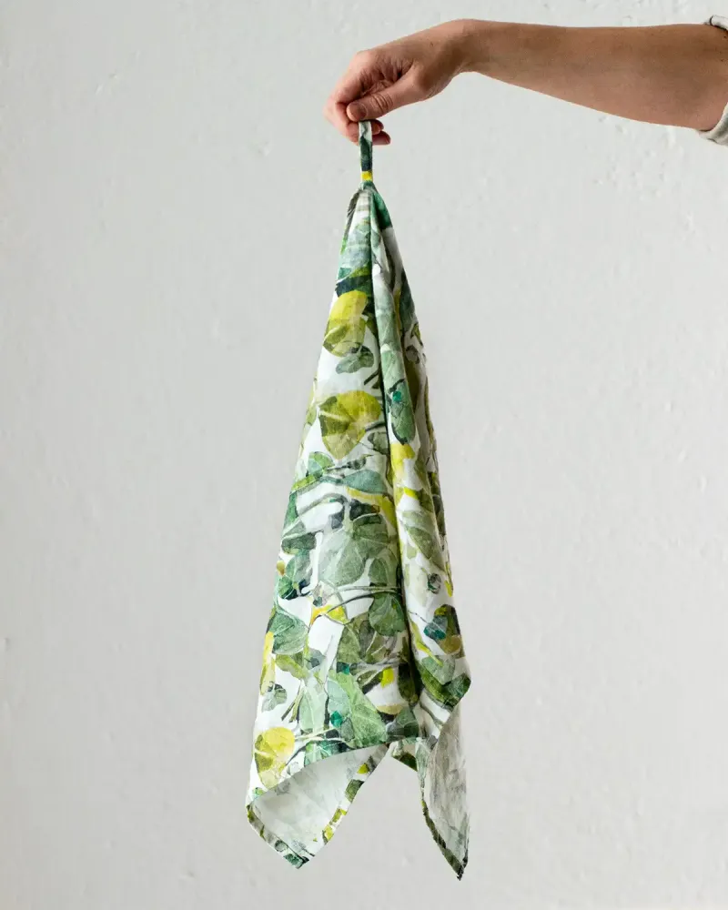 Kökshandduk i naturlinne, Lotus | Linen Tales