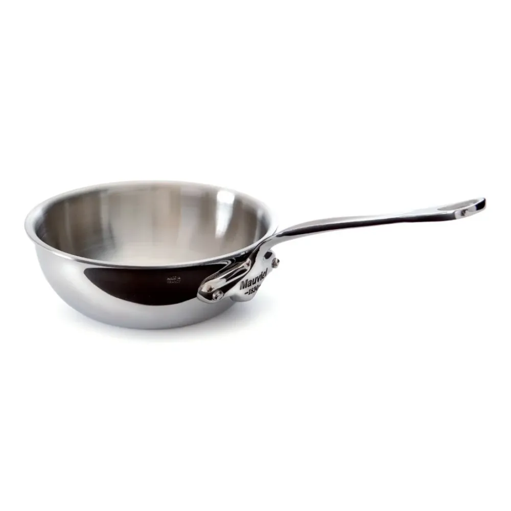 MAUVIEL Sauté panna 16 cm, konisk, med handtag av rostfritt stål