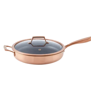 Sautépanna FunNordic Klassisk Hâws Santo 28 cm med lock, hybridbeläggning roséguld