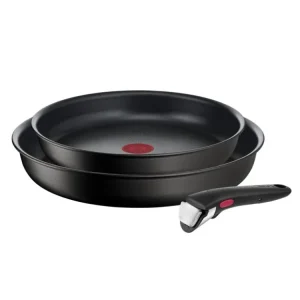 Tefal Set med stekpannor INGENIO ECO RESIST L3979102, adjust i 3, svart, aluminium
