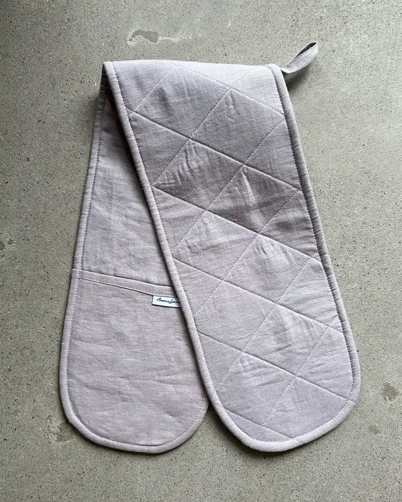 Tvilling grytvante (Dusty Rose) | Amour Linen