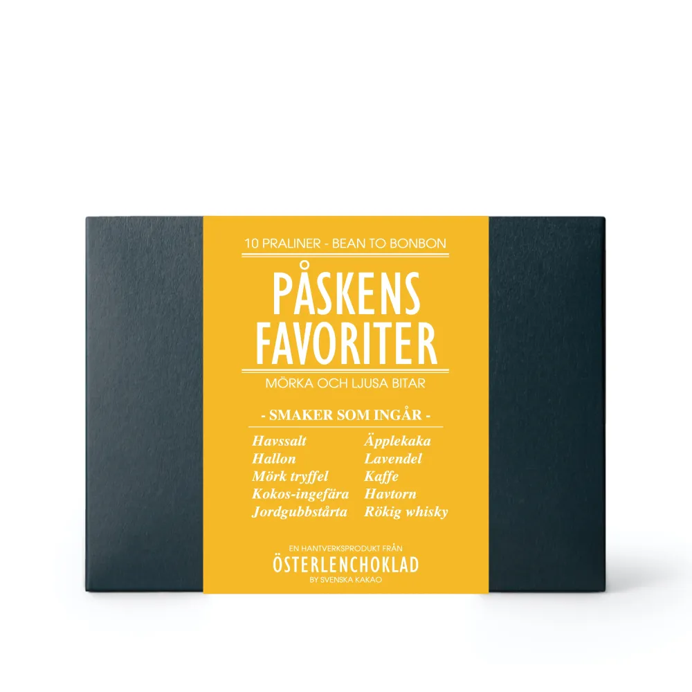 REA! Presentbox till påsk med 10 chokladpraliner