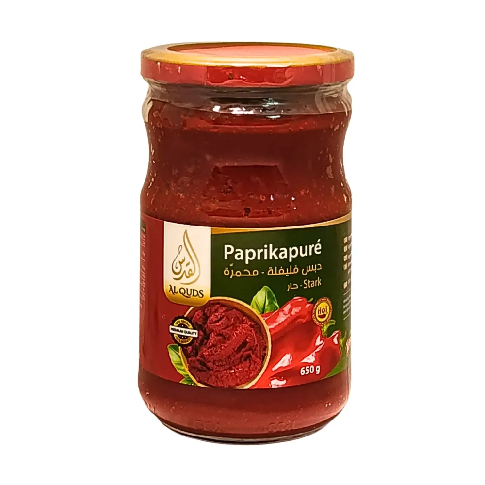 Al Quds Paprikapuré Stark 650g – Intensiv smak med het karaktär