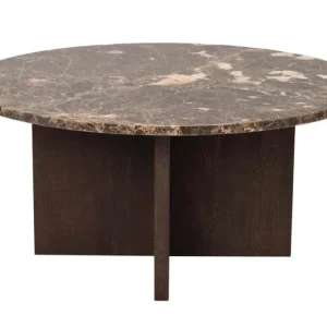 Rectangular BROOKSVILLE SOFFBORD RUND BRUN MARMOR