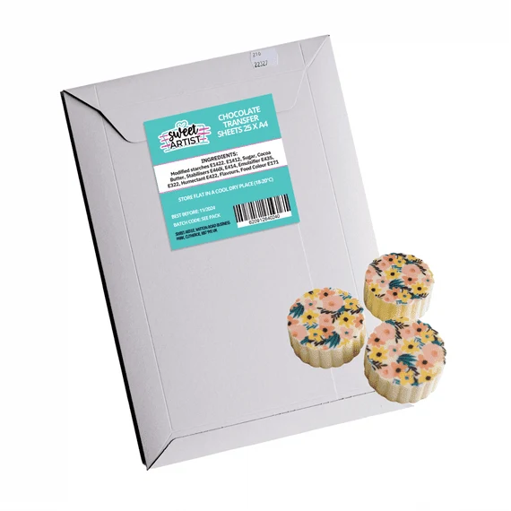 25 ark chokladmarängöverföring