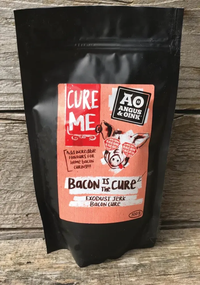Angus & Oink Exodust Jerk Bacon Cure