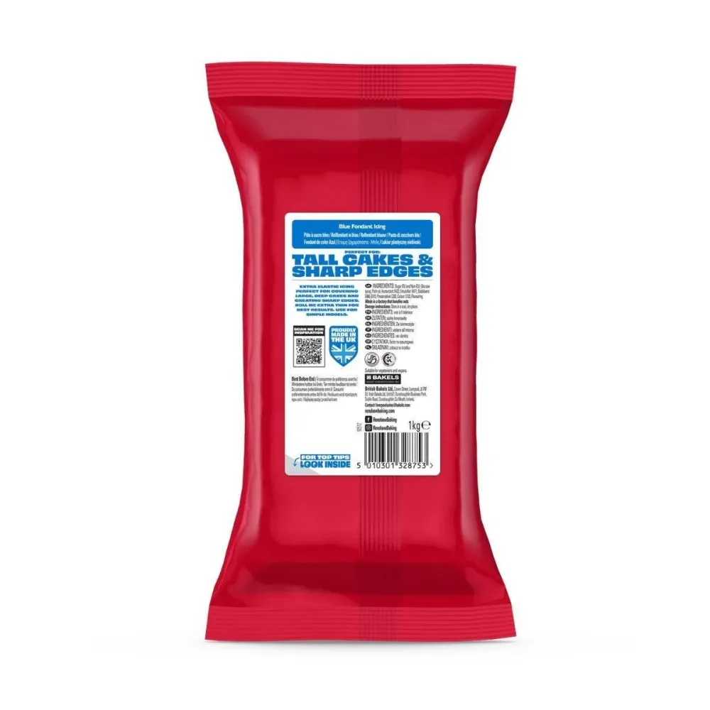Renshaw sockerpasta - 1kg blå EXTRA