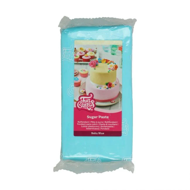 Sockerpasta - Babyblå 1kg