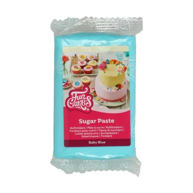 Sockerpasta - Babyblå 250g