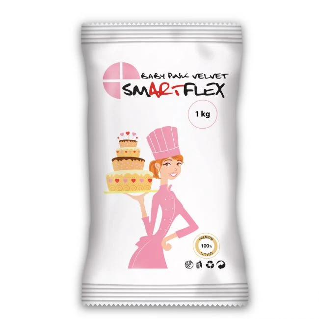 Sockerpasta - Babyrosa 1kg