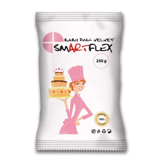Sockerpasta - Babyrosa 250g