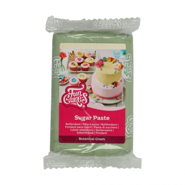 Sockerpasta - Botanisk Grön 250g