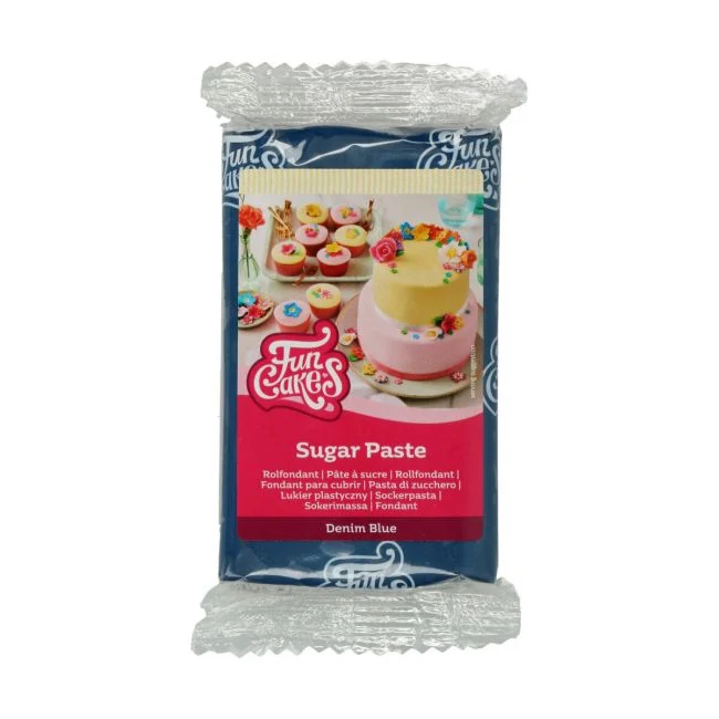 Sockerpasta - Denimblå 250g