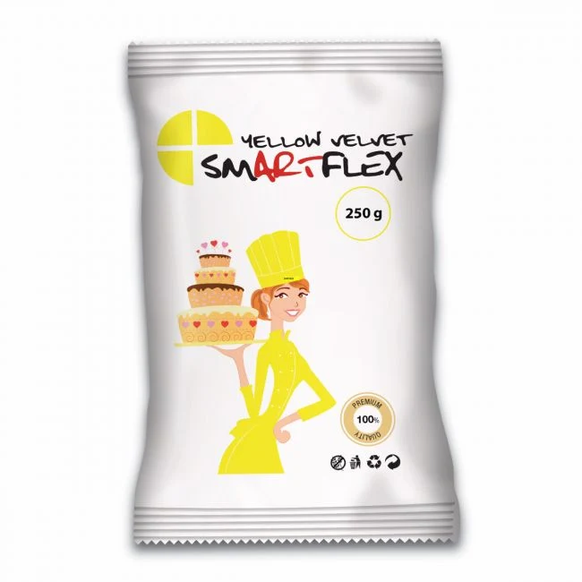 Sockerpasta - Gul 250g