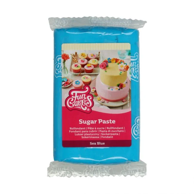 Sockerpasta - Havsblå 250g