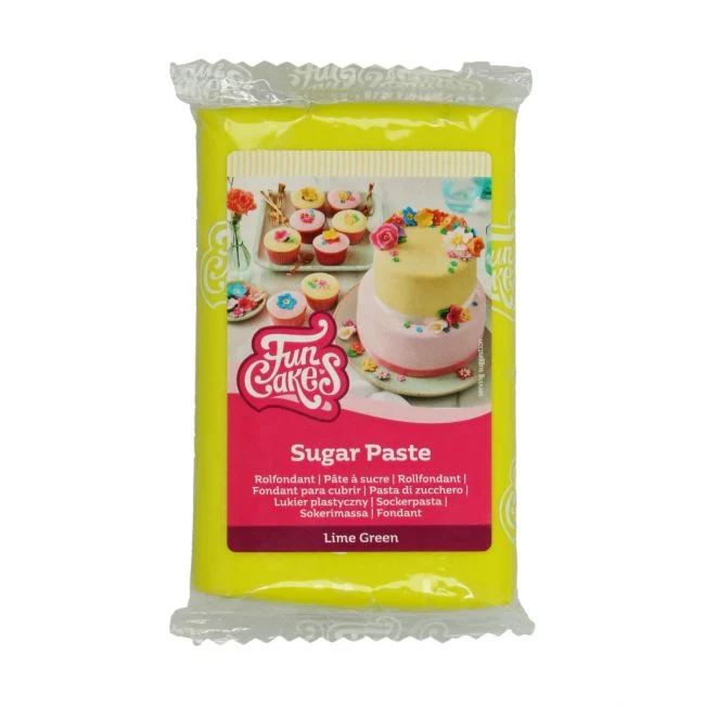 Sockerpasta - Limegrön 250g