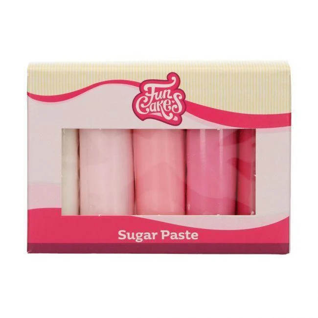 Sockerpasta Multipack Rosa 5x100g