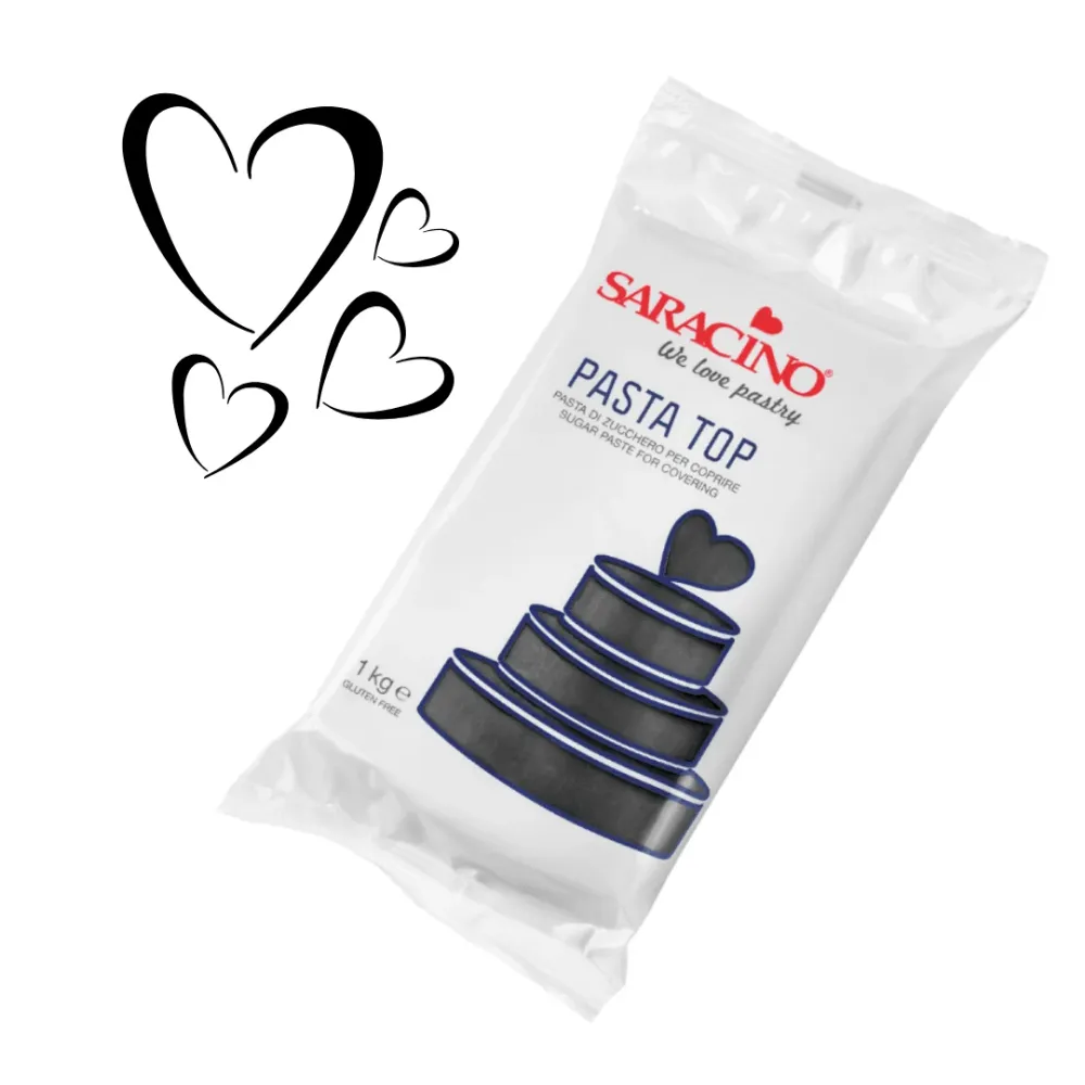 Sockerpasta - Pasta Top Svart 1kg