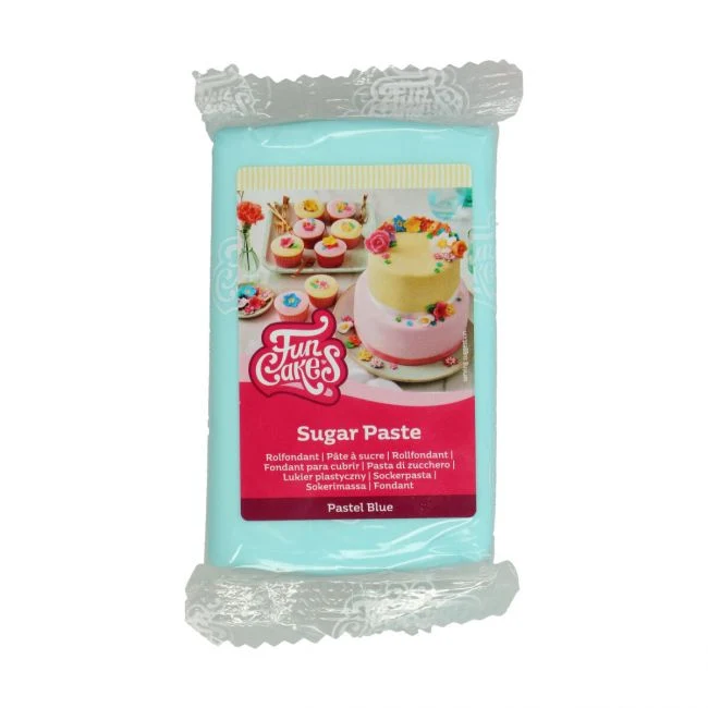 Sockerpasta - Pastellblå 250g