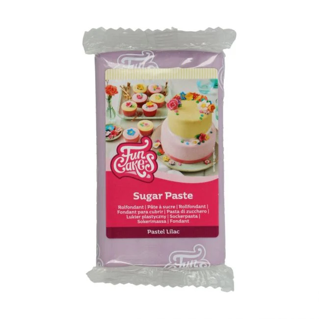 Sockerpasta - Pastellila 250g