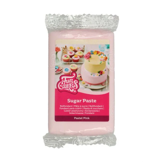 Sockerpasta - Pastellrosa 250g