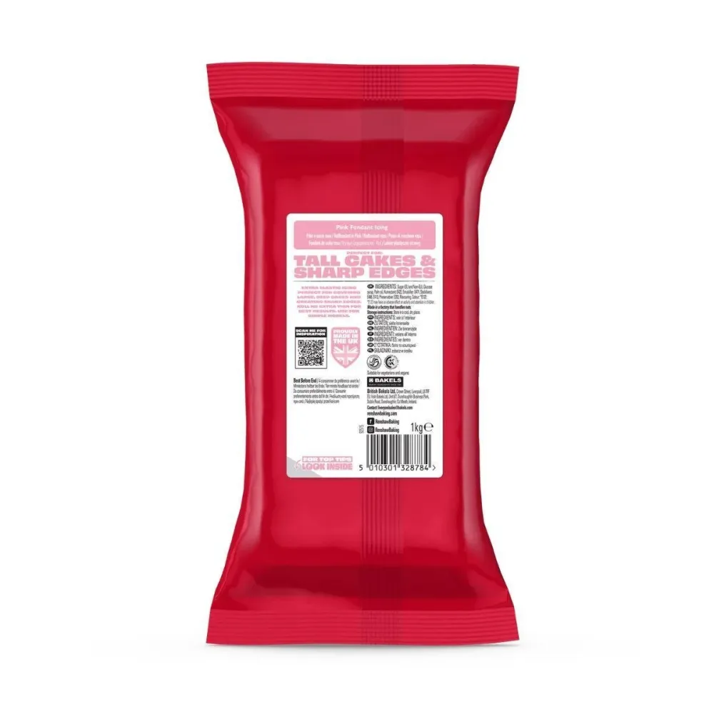 Sockerpasta Renshaw - 1kg Rosa EXTRA