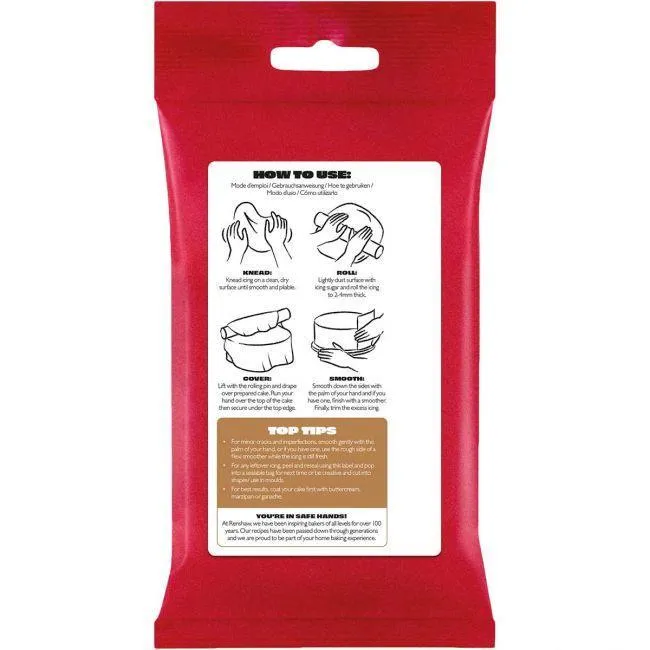 Sockerpasta Renshaw 250g Brun Nallebjörn