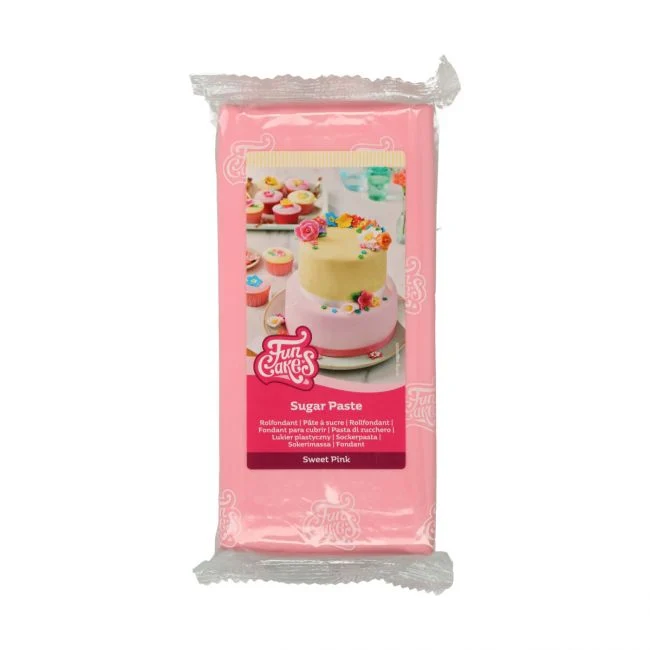 Sockerpasta - Söt Rosa 1kg