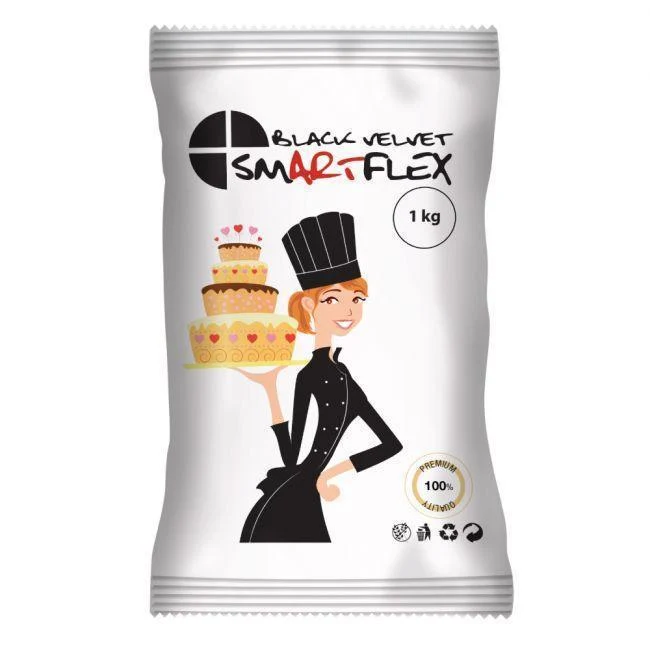 Sockerpasta - Svart 1kg